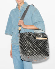 Load image into Gallery viewer, Pewter Metallic Medium Metro Tote Deluxe