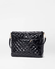 Load image into Gallery viewer, Black Lacquer Large Crosby Lock Crossbody