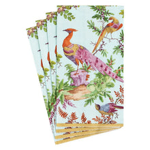 Load image into Gallery viewer, Chelsea Birds Celadon Guest Towel - package of 15