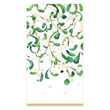 Load image into Gallery viewer, Modern Mistletoe Paper Guest Towel Napkins - 15 Per Package