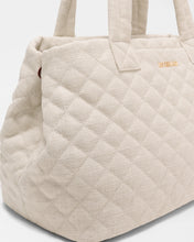 Load image into Gallery viewer, Sandy Linen Medium Metro City Tote