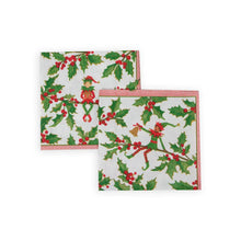 Load image into Gallery viewer, Jingle Elves Cocktail Napkins - 20 Per Package
