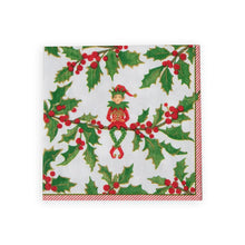 Load image into Gallery viewer, Jingle Elves Cocktail Napkins - 20 Per Package
