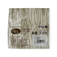 Load image into Gallery viewer, Woodgrain Silver & Gold Cocktail Napkins - 20 Per Package