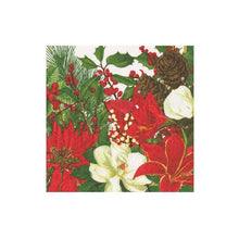 Load image into Gallery viewer, Christmas Garden Boxed Cocktail Napkins - 40 per box