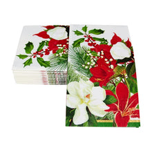 Load image into Gallery viewer, Christmas Garden Guest Towel 15 Guest Towels per Pack