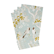 Load image into Gallery viewer, Scenic Songbirds Celadon Guest Towel Napkins - 15 Per Package