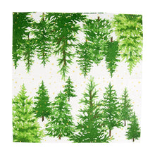 Load image into Gallery viewer, White Christmas Cocktail Napkins - 20 Per Package