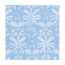 Load image into Gallery viewer, Palms And Parasols Ocean Cocktail Napkins - 20 Per Package