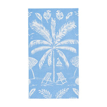 Load image into Gallery viewer, Palms And Parasols Ocean Guest Towel Napkins - 15 Per Package