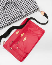 Load image into Gallery viewer, Black/White Gingham Large Metro Tote Deluxe