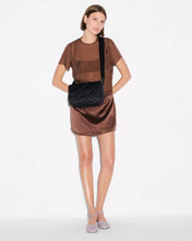 Load image into Gallery viewer, Black Madison Flap Crossbody