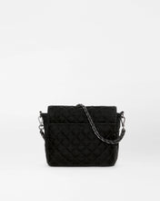 Load image into Gallery viewer, Black Velvet Finish Medium Crosby Lock Crossbody