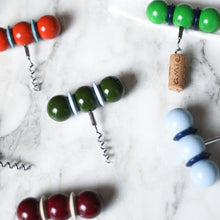 Load image into Gallery viewer, Bobbin Corkscrew Khaki Green & Pale Denim