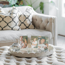 Load image into Gallery viewer, Cappuccino Round Large Lacquered Scallop Tray