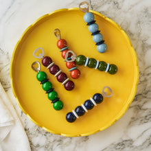 Load image into Gallery viewer, Navy & White Bobbin Bottle Opener
