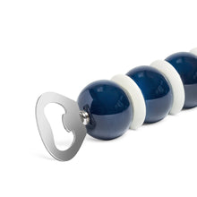 Load image into Gallery viewer, Navy & White Bobbin Bottle Opener