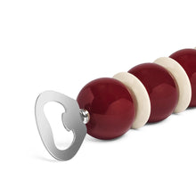 Load image into Gallery viewer, Cherry and Cappuccino Bobbin Bottle Opener