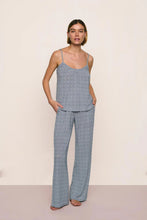 Load image into Gallery viewer, Gisele Printed TENCEL™ Modal Cami & Pant PJ Set Seashell Navy/Navy