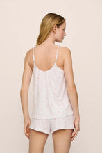 Load image into Gallery viewer, Gisele Printed Modal Ruffle Cami & Shortie Short Set Summer Daisy White