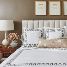 Load image into Gallery viewer, Greek Key Duvet Cover