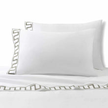 Load image into Gallery viewer, Greek Key Pillowcase - Set of 2