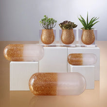 Load image into Gallery viewer, Large Acrylic Pill Gold