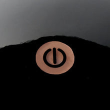 Load image into Gallery viewer, Black Lacquer Rechargeable Bobbin LED Lamp