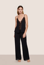 Load image into Gallery viewer, Lara TENCEL™ Modal Cami & Pant PJ Set Black
