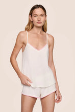 Load image into Gallery viewer, Frida TENCEL™ Modal Cami & Shortie Short PJ Set Ivory/Pink Nectar
