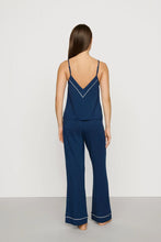 Load image into Gallery viewer, Gisele TENCEL™ Modal V Neck Cami & Pant PJ Set Navy/Ivory