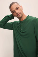 Load image into Gallery viewer, Henry TENCEL™ Modal Long PJ Set-Forest Green