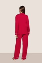Load image into Gallery viewer, Gisele TENCEL™ Modal Long PJ Set Holly Red/Ivory