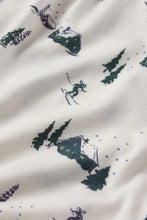 Load image into Gallery viewer, Gisele Printed TENCEL™ Modal Long PJ Set Ski Chalet Ivory/Pine