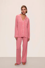Load image into Gallery viewer, Gisele TENCEL™ Modal Long PJ Set Sunkissed Coral/Ivory