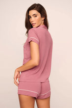 Load image into Gallery viewer, Gisele TENCEL™ Modal Shortie Short PJ Set Berry Blush/Ivory