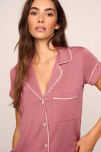 Load image into Gallery viewer, Gisele TENCEL™ Modal Shortie Short PJ Set Berry Blush/Ivory
