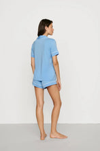 Load image into Gallery viewer, Gisele TENCEL™ Modal Relaxed Short PJ Set Summer Blue/White