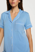 Load image into Gallery viewer, Gisele TENCEL™ Modal Relaxed Short PJ Set Summer Blue/White