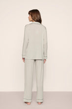 Load image into Gallery viewer, Gisele Printed TENCEL™ Modal Long PJ Set Geo Mod Desert Sage/Desert Sage