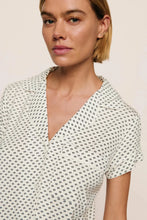 Load image into Gallery viewer, Gisele Printed TENCEL™ Modal Shortie Short PJ Set Tide Dot Ivory/Ivory