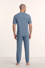 Load image into Gallery viewer, Henry TENCEL™ Modal Short Sleeve & Pant PJ Set Slate Blue