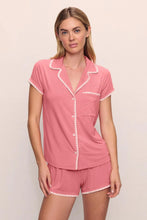 Load image into Gallery viewer, Frida TENCEL™ Modal Shortie Short PJ Set Sunkissed Coral/Ivory