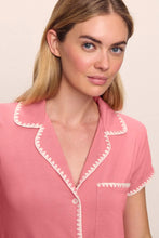 Load image into Gallery viewer, Frida TENCEL™ Modal Shortie Short PJ Set Sunkissed Coral/Ivory