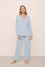 Load image into Gallery viewer, Gisele Modal Rib Long PJ Set Nantucket Breeze