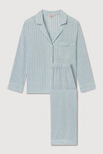 Load image into Gallery viewer, Nautico Long PJ Set Regatta Stripe Seagrass/White