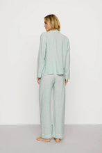 Load image into Gallery viewer, Nautico Long PJ Set Regatta Stripe Seagrass/White