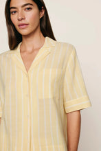 Load image into Gallery viewer, Nautico Relaxed Short Sleeve & Pant PJ Set Classic Stripe Sunbeam/Ivory
