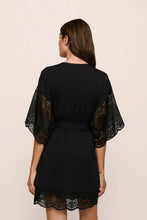 Load image into Gallery viewer, Beatrix Modal Robe Black