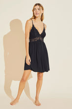 Load image into Gallery viewer, Eberjey Mariana Tencel™ Modal Chemise Black